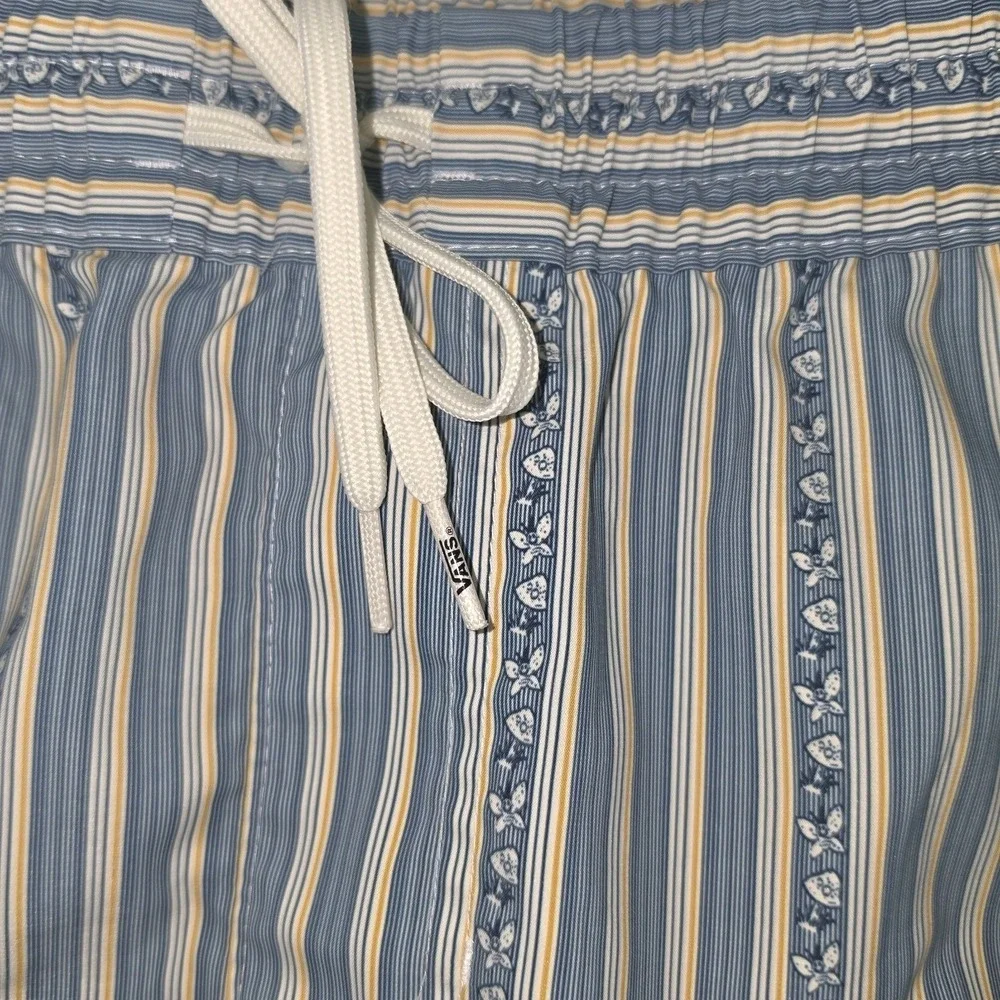 Vans Mens Primary Elastic Boardshort / Blue Stripe / Retail $55 Size MEDIUM